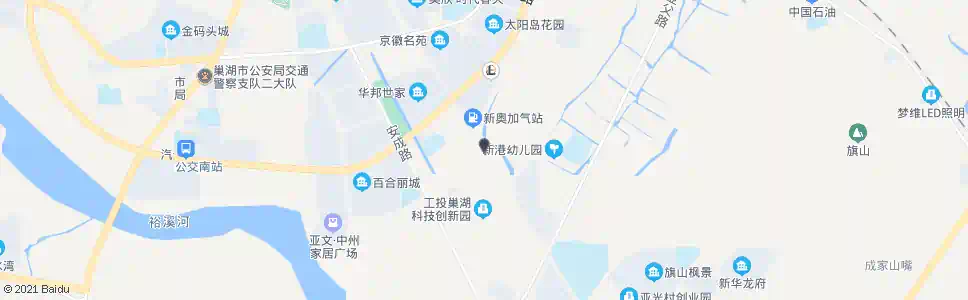 合肥洪村_公交站地图_合肥公交_妙搜公交查询2025