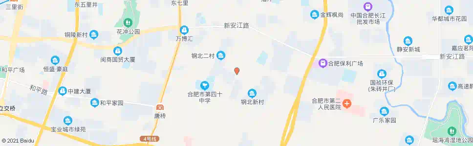 合肥钢北一村_公交站地图_合肥公交_妙搜公交查询2025