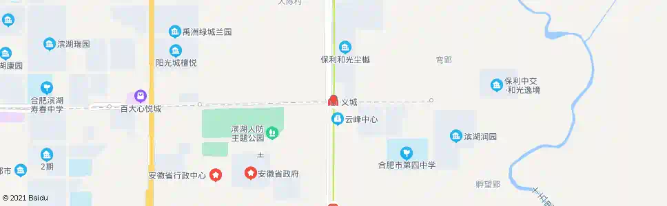 合肥义城_公交站地图_合肥公交_妙搜公交查询2025