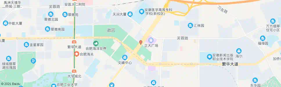 合肥明珠广场北_公交站地图_合肥公交_妙搜公交查询2025