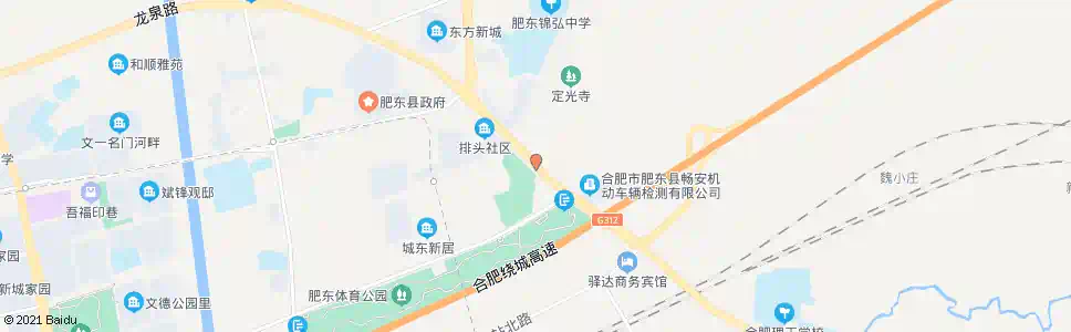 合肥光荣院_公交站地图_合肥公交_妙搜公交查询2025