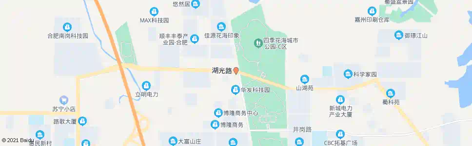 合肥湖枫路口_公交站地图_合肥公交_妙搜公交查询2025