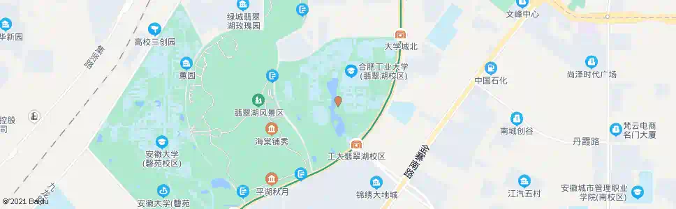 合肥大学城_公交站地图_合肥公交_妙搜公交查询2025