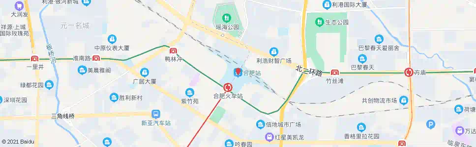 合肥和春_公交站地图_合肥公交_妙搜公交查询2025