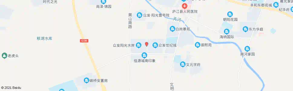 合肥众发世纪城_公交站地图_合肥公交_妙搜公交查询2025