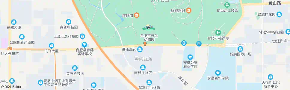 合肥蜀南庭院_公交站地图_合肥公交_妙搜公交查询2025
