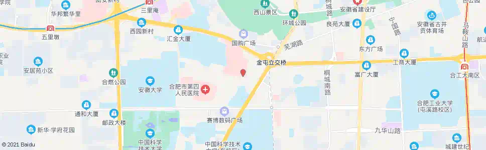 合肥县医院门诊_公交站地图_合肥公交_妙搜公交查询2025