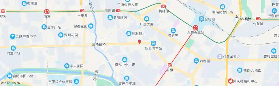 合肥夏园路_公交站地图_合肥公交_妙搜公交查询2025