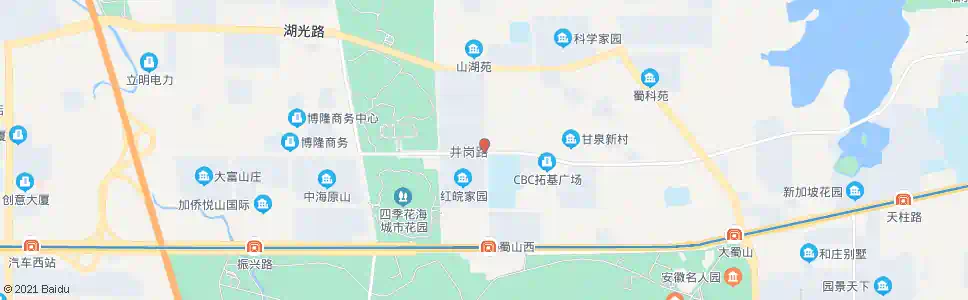 合肥蜀井路口_公交站地图_合肥公交_妙搜公交查询2025