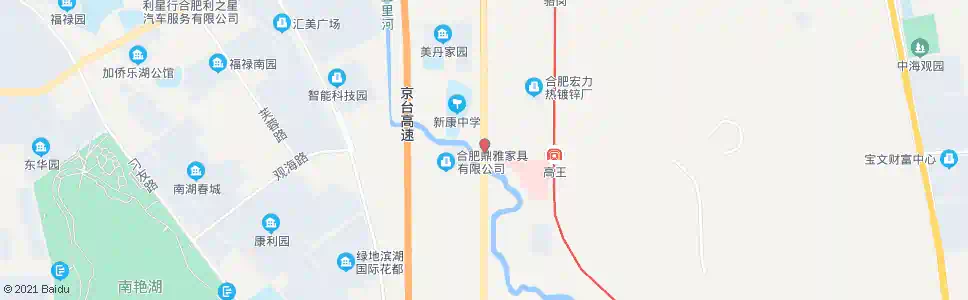 合肥高王桥_公交站地图_合肥公交_妙搜公交查询2025