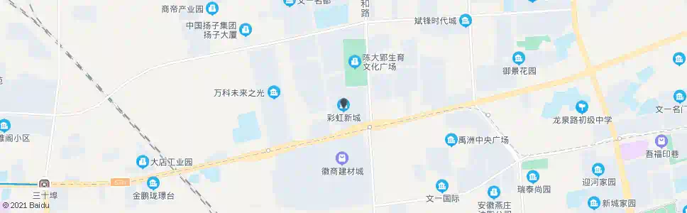 合肥彩虹新城_公交站地图_合肥公交_妙搜公交查询2025