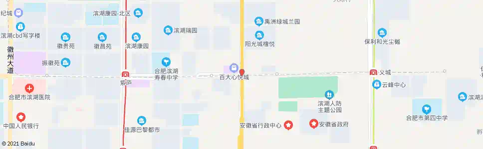 合肥艾岗村_公交站地图_合肥公交_妙搜公交查询2025