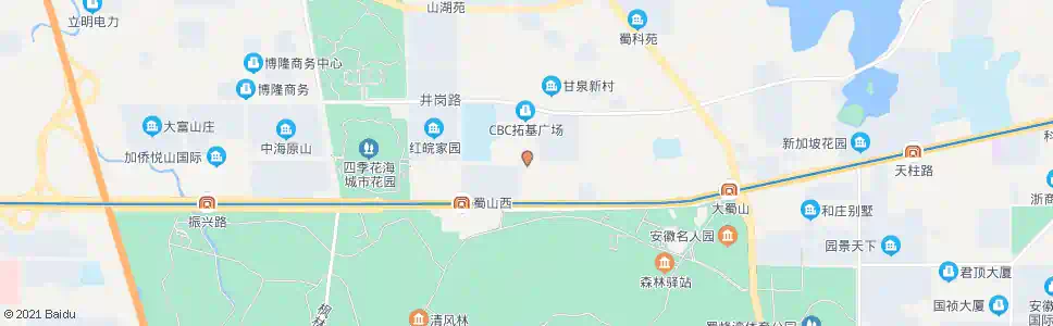 合肥甘田路口_公交站地图_合肥公交_妙搜公交查询2025