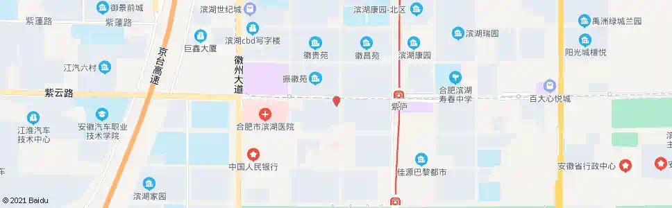 合肥天山路口_公交站地图_合肥公交_妙搜公交查询2025