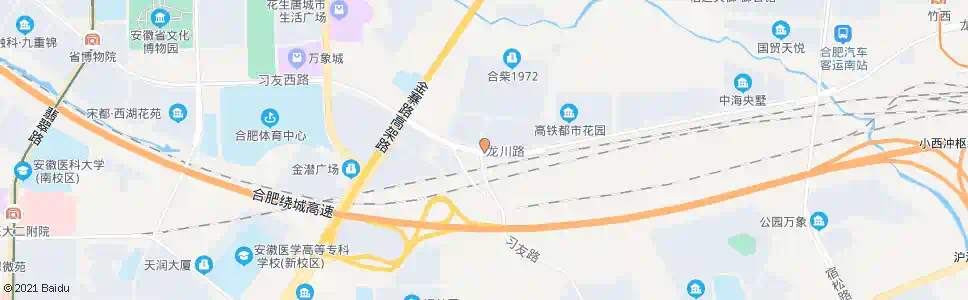 合肥九连塘_公交站地图_合肥公交_妙搜公交查询2025