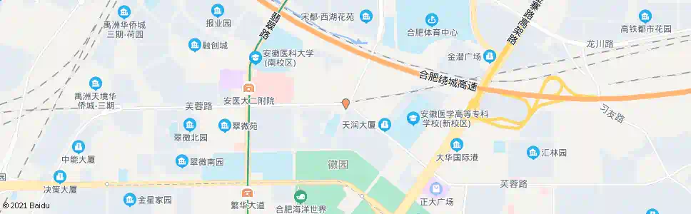 合肥芙宝路口_公交站地图_合肥公交_妙搜公交查询2025