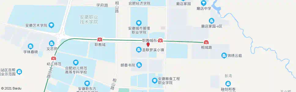 合肥梦溪小城_公交站地图_合肥公交_妙搜公交查询2025