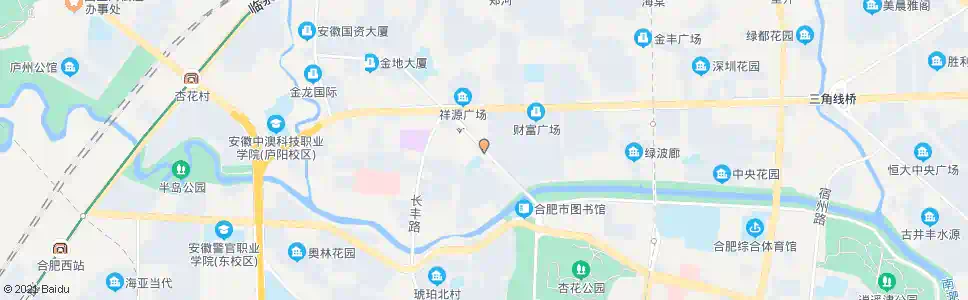 合肥亳州路菜场_公交站地图_合肥公交_妙搜公交查询2025