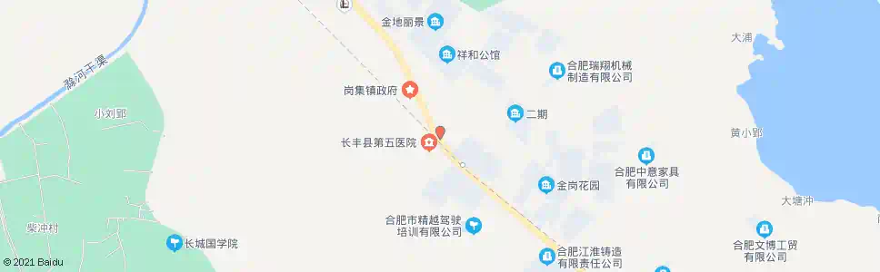 合肥岗南路_公交站地图_合肥公交_妙搜公交查询2025