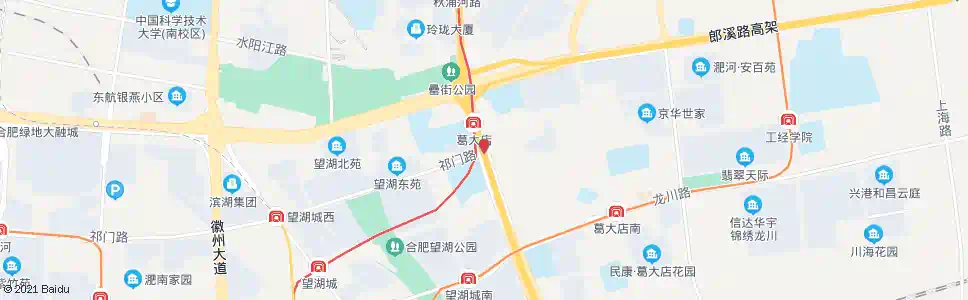 合肥停靠站(老包河大道汪潦路)_公交站地图_合肥公交_妙搜公交查询2025