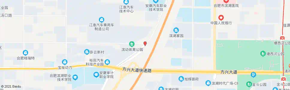 合肥卧松路口_公交站地图_合肥公交_妙搜公交查询2025