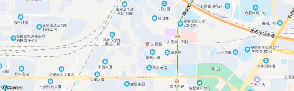 合肥翠微北区_公交站地图_合肥公交_妙搜公交查询2025