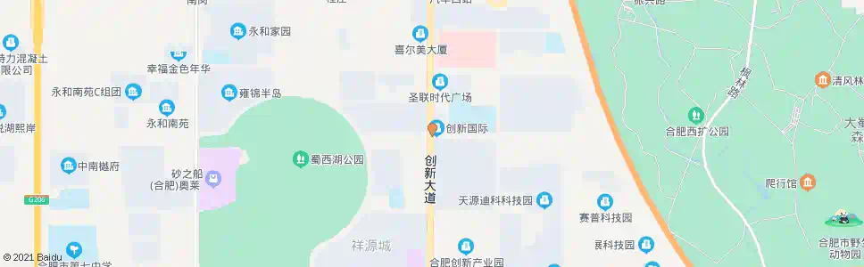 合肥创新大道站_公交站地图_合肥公交_妙搜公交查询2025