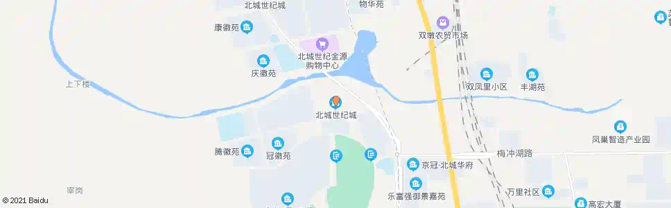 合肥北城世纪城_公交站地图_合肥公交_妙搜公交查询2025