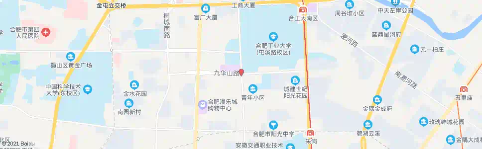 合肥地调院_公交站地图_合肥公交_妙搜公交查询2025