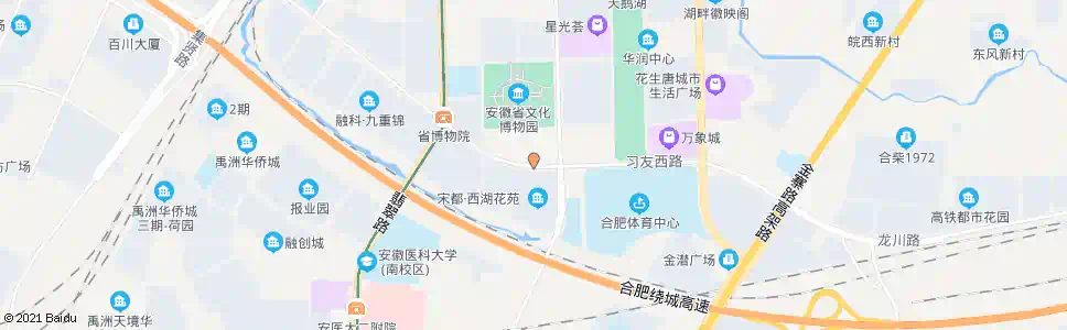 合肥怀习路口_公交站地图_合肥公交_妙搜公交查询2025