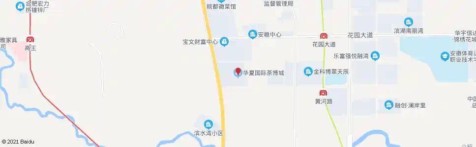 合肥华夏茶博城_公交站地图_合肥公交_妙搜公交查询2025