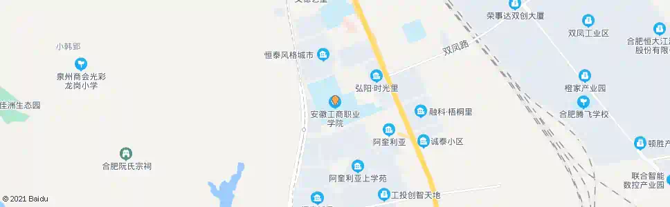合肥安徽工商学院_公交站地图_合肥公交_妙搜公交查询2025