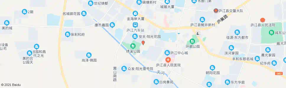 合肥阳光花园_公交站地图_合肥公交_妙搜公交查询2025