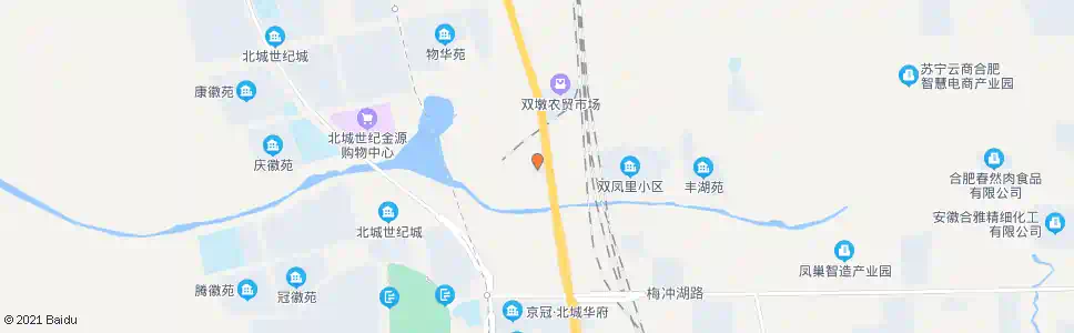 合肥朱墩加油站_公交站地图_合肥公交_妙搜公交查询2025
