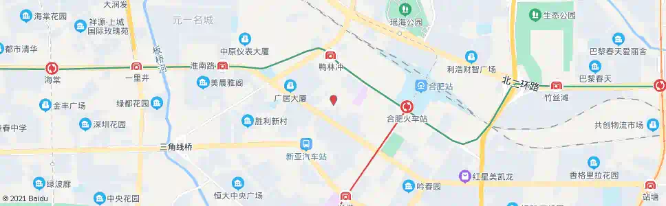 合肥大众村_公交站地图_合肥公交_妙搜公交查询2025