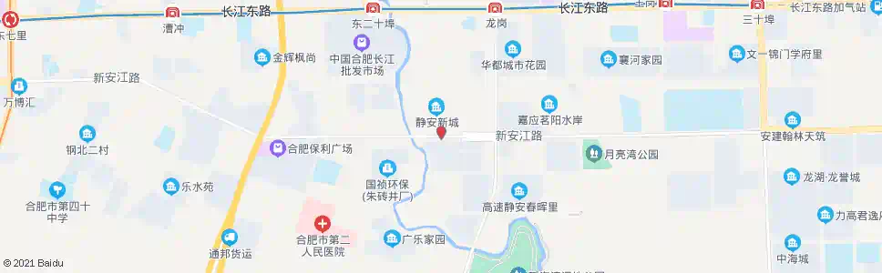 合肥静安医院_公交站地图_合肥公交_妙搜公交查询2025