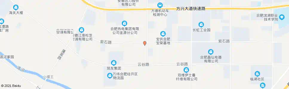合肥紫青路口_公交站地图_合肥公交_妙搜公交查询2025