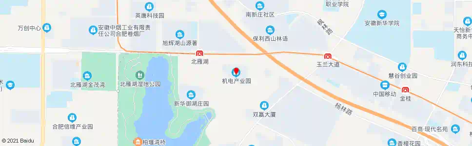 合肥机电产业园_公交站地图_合肥公交_妙搜公交查询2025