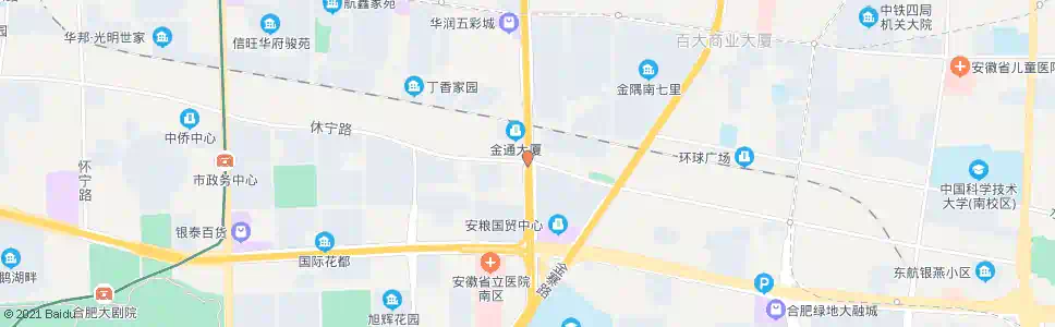 合肥蓝田_公交站地图_合肥公交_妙搜公交查询2025