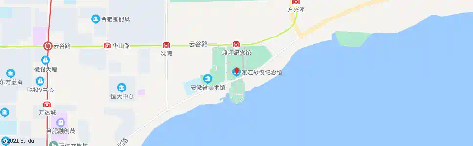 合肥渡江战役纪念馆_公交站地图_合肥公交_妙搜公交查询2025