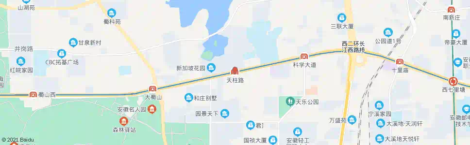 合肥天柱路站_公交站地图_合肥公交_妙搜公交查询2025