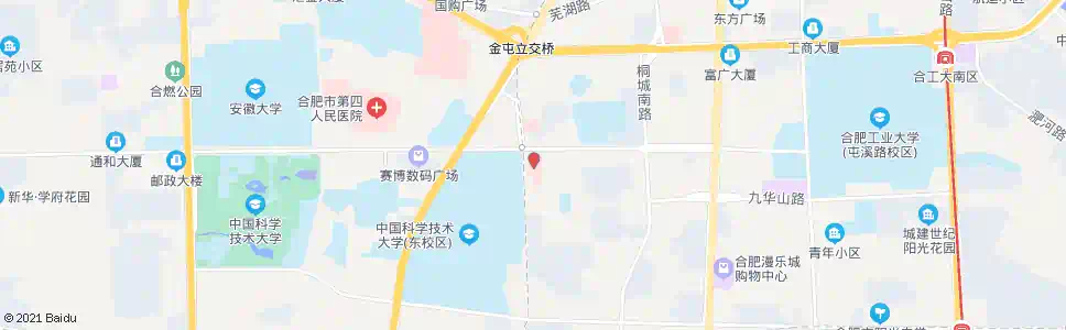 合肥省第二人民医院黄山路院区_公交站地图_合肥公交_妙搜公交查询2025