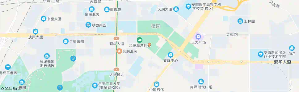 合肥水上乐园_公交站地图_合肥公交_妙搜公交查询2025