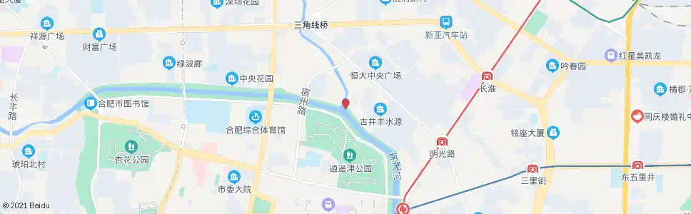 合肥沿河路桥_公交站地图_合肥公交_妙搜公交查询2025