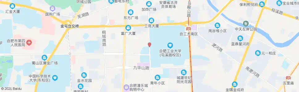 合肥工大西门_公交站地图_合肥公交_妙搜公交查询2025