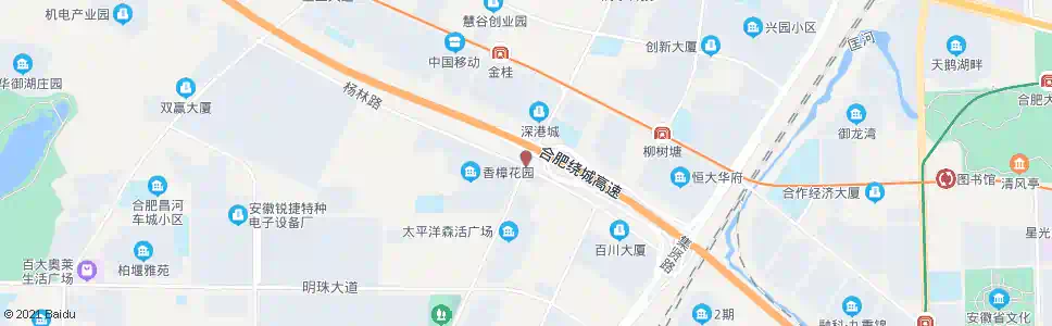 合肥香樟大道_公交站地图_合肥公交_妙搜公交查询2025