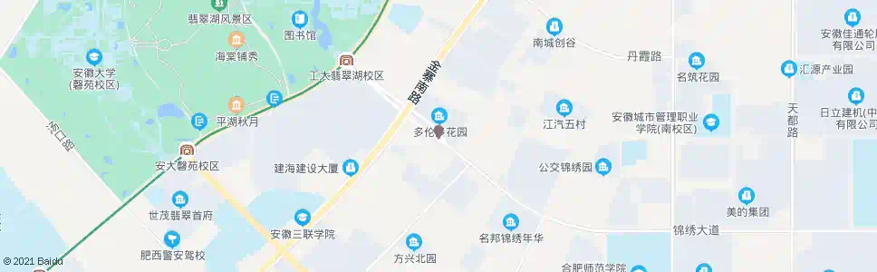 合肥多伦多花园_公交站地图_合肥公交_妙搜公交查询2025