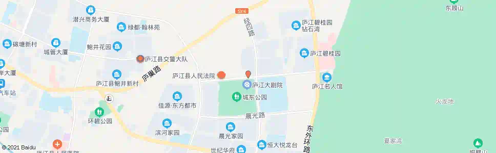 合肥庐江广电中心_公交站地图_合肥公交_妙搜公交查询2025
