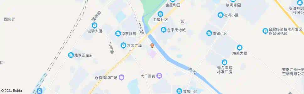 合肥派河大桥_公交站地图_合肥公交_妙搜公交查询2025