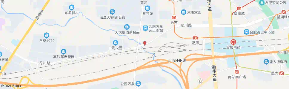 合肥梳背桥_公交站地图_合肥公交_妙搜公交查询2025